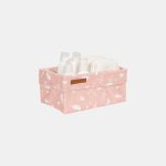Coș de depozitare din bumbac Ocean Pink Little Dutch