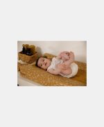 Coș de depozitare din bumbac Wild Flowers Ochre Little Dutch - imagine 4