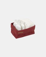 Coș de depozitare din bumbac Pure Indian Red Little Dutch
