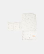 Salteluța portabilă pentru schimbat scutece Ocean White Little Dutch - imagine 2