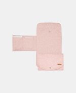Salteluță portabilă pentru schimbat scutece Wild Flowers Pink Little Dutch - imagine 2
