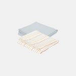 Muselină din bumbac - set 2 bucăți - Vintage Sunny Stripes/Pure Soft Blue - Little Dutch