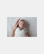 Set două museline din bumbac Ocean White & Pure Grey Little Dutch - imagine 4