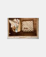 Set două museline din bumbac Sunrise Ochre & Pure Ochre Little Dutch - imagine 3