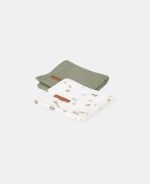 Set două museline din bumbac Pure Olive & Sailors Bay Little Dutch