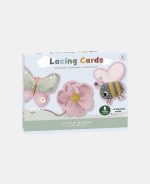Set de cartonașe cu șnur - Flowers & Butterflies - Little Dutch - imagine 2