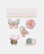 Set de cartonașe cu șnur - Flowers & Butterflies - Little Dutch - imagine 5