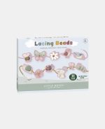 Set de figurine din lemn FSC cu snur - Flowers & Butterflies - Little Dutch - imagine 2
