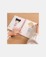 Carte cu activități pentru copii - Dress me Up - Rosa - Little Dutch - imagine 4