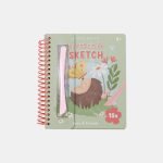 Carte pentru copii - Scratch & Sketch - Rosa - Little Dutch