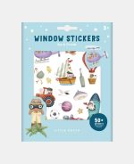 Autocolante reutilizabile pentru sticla - Jim & Friends - Little Dutch - imagine 2