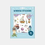 Autocolante reutilizabile pentru sticla - Jim & Friends - Little Dutch