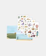 Autocolante reutilizabile pentru sticla - Jim & Friends - Little Dutch - imagine 3