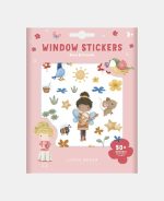 Autocolante reutilizabile pentru sticla - Rosa & Friends - Little Dutch - imagine 2