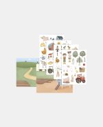 Autocolante reutilizabile pentru sticla - Little Farm - Little Dutch - imagine 3