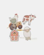 Set de cartonașe cu șnur - Little Farm - Little Dutch - imagine 2
