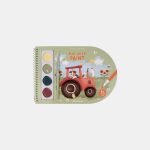 Carte pentru pictat cu acuarele incluse - Little Farm - Little Dutch