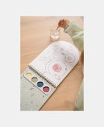 Carte pentru pictat cu acuarele incluse - Little Farm - Little Dutch - imagine 6
