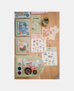 Carte pentru pictat cu acuarele incluse - Little Farm - Little Dutch - imagine 7