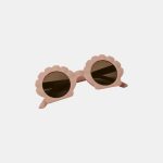 Ochelari de soare pentru copii cu protecție UV400 - Shell Pink - Little Dutch