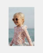 Ochelari de soare pentru copii cu protecție UV400 - Shell Pink - Little Dutch - imagine 5