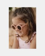 Ochelari de soare pentru copii cu protecție UV400 - Shell Pink - Little Dutch - imagine 7