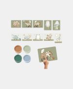 Carte pentru pictat cu degetele - Forest Friends - Little Dutch - imagine 2