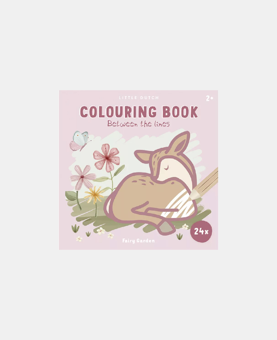 LD126145.jpg Carte de colorat - Fairy Garden - Little Dutch - imagine 1