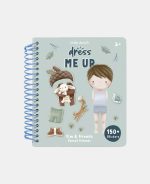 Carte cu activități pentru copii - Dress me Up - Jim & Friends - Forest Friends - Little Dutch - imagine 2
