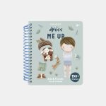 Carte cu activități pentru copii - Dress me Up - Jim & Friends - Forest Friends - Little Dutch