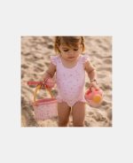 Set de jucării pentru plajă - Little Pink Flowers - Little Dutch - imagine 3