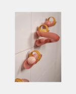 Jucărie de baie traseu cu bile – Roz – Little Dutch - imagine 5