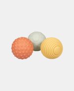 Jucărie senzorială din silicon - 3 mingi - Little Farm - Little Dutch - imagine 2