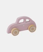 Masinuta clasica din lemn - roz - Little Dutch - imagine 2