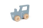 Tractor din lemn Blue Little Dutch