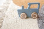 Tractor din lemn Blue Little Dutch - imagine 5