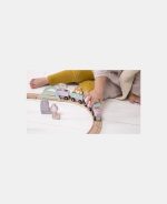 Set trenuleț din lemn cu șine și accesorii Pink Little Dutch - imagine 5