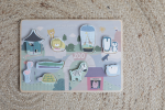 Puzzle 3D din lemn Animale la Zoo Little Dutch - imagine 3