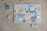 Puzzle 3D din lemn Animale la Zoo Little Dutch - imagine 4