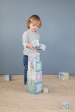 Cutii pentru stivuire din carton dur Zoo  Little Dutch - imagine 11