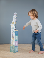 Cutii pentru stivuire din carton dur Zoo  Little Dutch - imagine 14