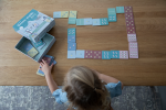Joc 2 în 1 domino puzzle zoo Little Dutch - imagine 19