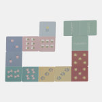 Joc 2 în 1 domino puzzle zoo Little Dutch - imagine 3