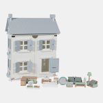 Căsuță din lemn cu mobilier pentru păpuși Little Dutch - imagine 4