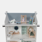Căsuță din lemn cu mobilier pentru păpuși Little Dutch - imagine 5