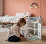 Căsuță din lemn cu mobilier pentru păpuși Little Dutch - imagine 9