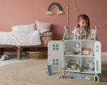 Căsuță din lemn cu mobilier pentru păpuși Little Dutch - imagine 10