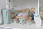 Set de accesorii din lemn pentru căsuțe păpuși Bucătărie Little Dutch - imagine 5
