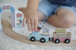 Grădină zoologică cu figurine din lemn extensie Little Railway Collection Little Dutch - imagine 9