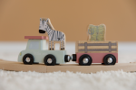 Grădină zoologică cu figurine din lemn extensie Little Railway Collection Little Dutch - imagine 16
